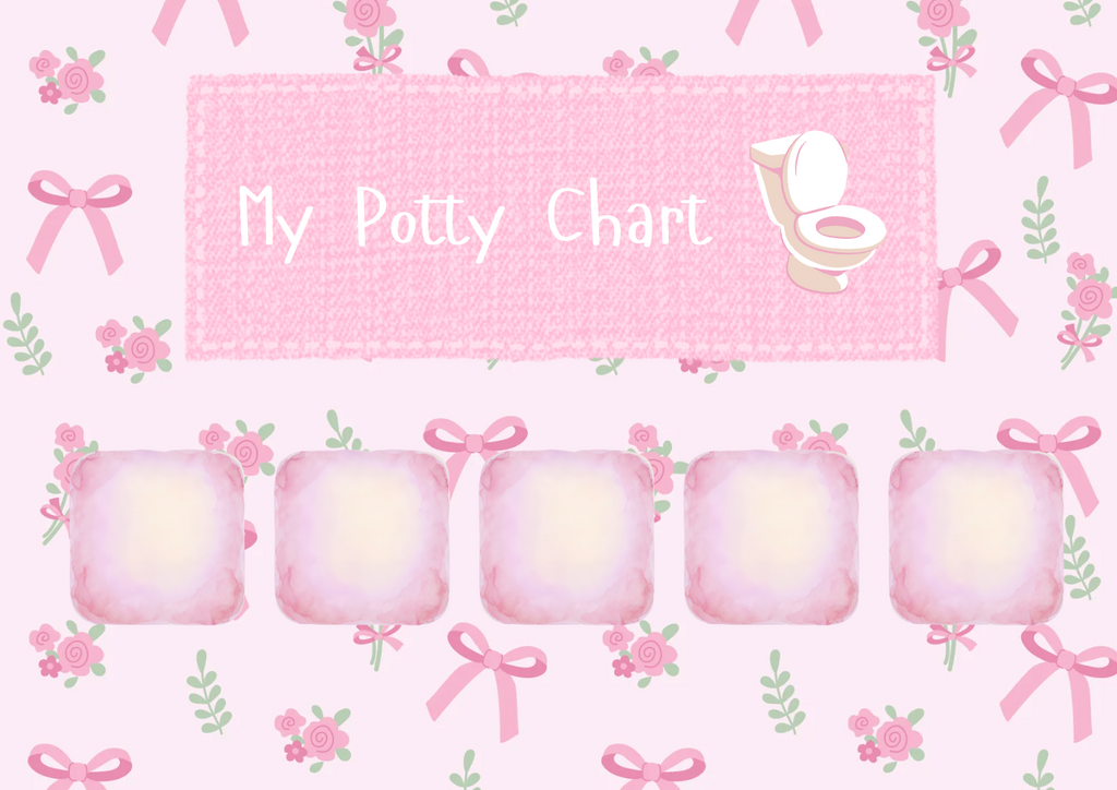 Potty Training Reward Chart - Pink (Printable)